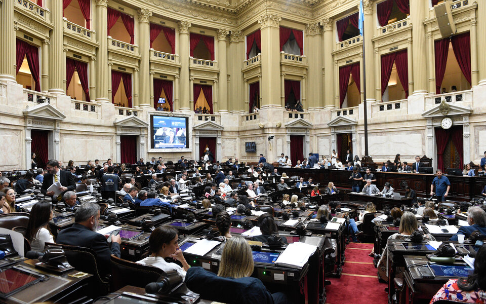 Milei Inaugura las Sesiones Ordinarias: camara de diputados