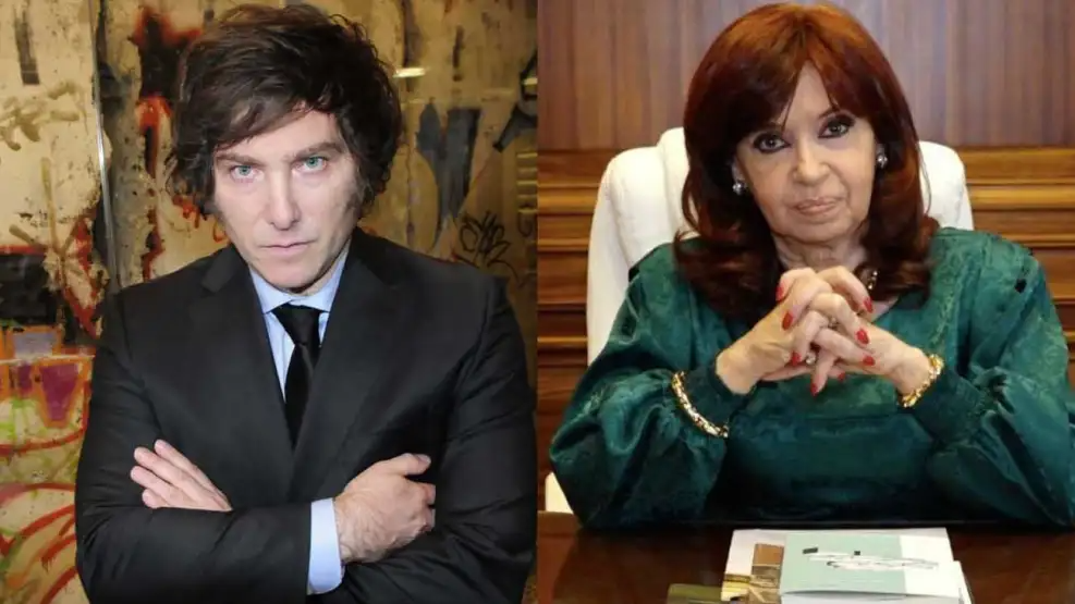 Cristina Kirchner cruzó a Javier Milei