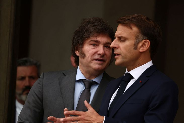 Javier Milei se reunió con Emmanuel Macron